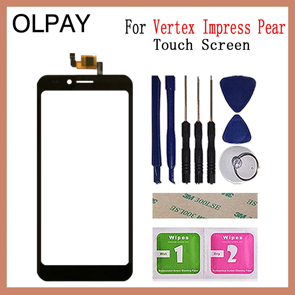 OLPAY 5," сенсорный экран для мобильного телефона Vertex Impress Pear сенсорный экран дигитайзер панель объектив сенсор Переднее стекло Ремонт