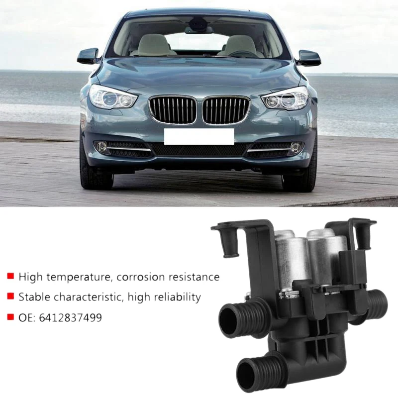 

Car Heater Control Valve Dual Solenoid Car Dual Solenoid Accessories for BMW 5 Series E38 E39 E46 E53 X5 6412837499
