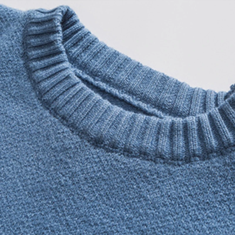 

Hzirip 2021 New Spring And Autumn Sweaters For Men Letter Printed Loose Oversized Solid Comfortable Black Character Long Sleeve