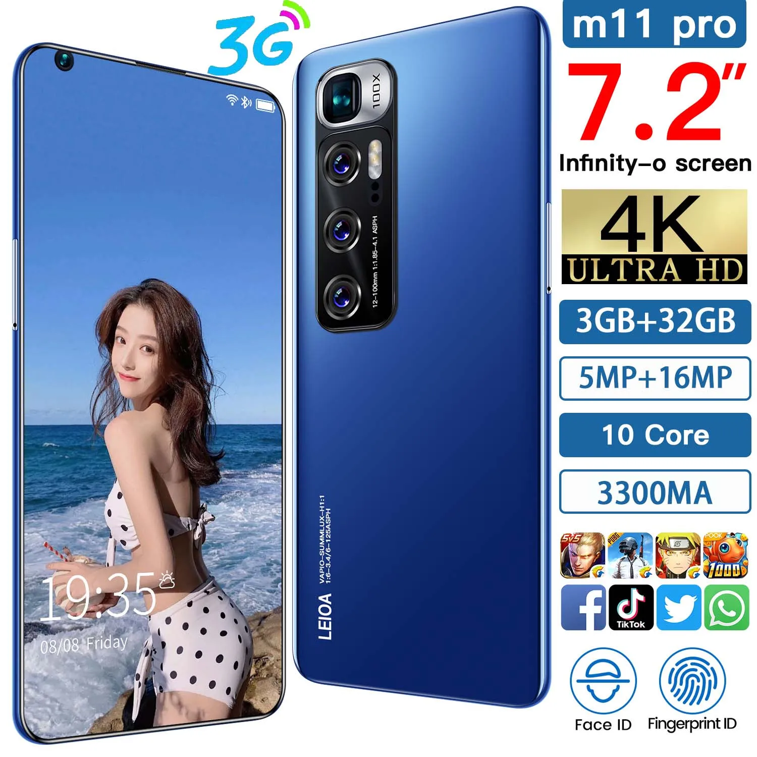 M11pro 5 дюймовый HD экран три карты и режима ожидания высококачественный все в одном