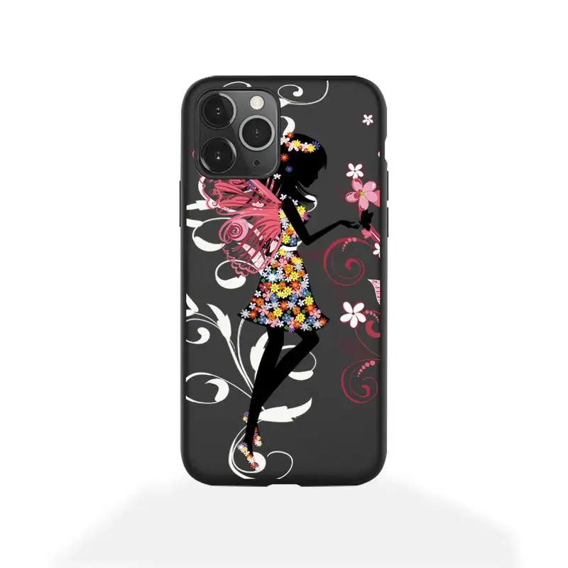 beauty blue butterfly phone case for iphone 12 pro max mini 11 pro xs max 8 7 6 6s plus x 5s se 2020 xr case free global shipping
