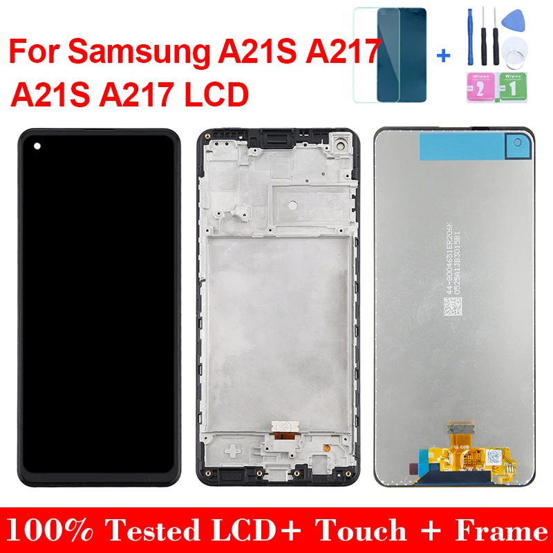 

6.5"Original LCD For Samsung Galaxy A21S A217F A217N SM-A217/DS A217M/DS LCD Display Touch Screen Digitizer Assembly With Frame