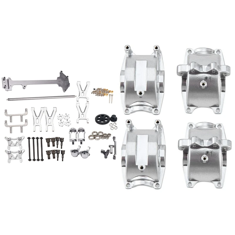 

1 Pcs Upgrade Metal Parts Kit & 2 Pcs Aluminum Front And Rear Gear Box