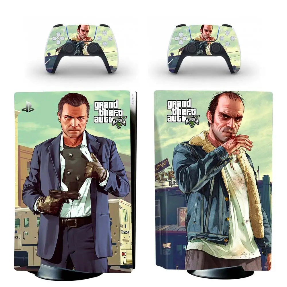 Стикеры Grand Theft Auto V GTA 5 PS5 для консоли PlayStation и контроллеров | Электроника