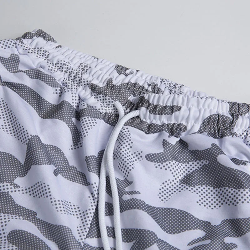 Мужские камуфляжные шорты для фитнеса повседневные летние свободные 2021 | Мужская