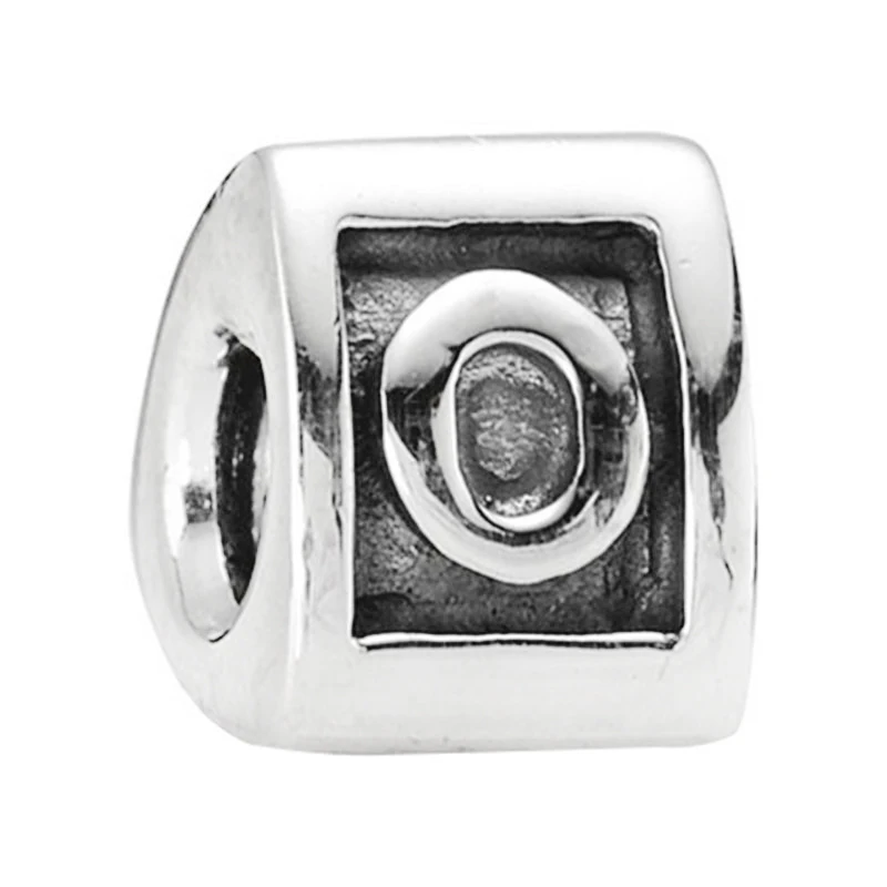 925 стерлингового серебра из печать классический 26 букв кольцо подходит для