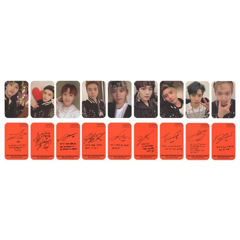 9 шт./компл. Kpop NCT 127 Neo Zone новый альбом Фотокарточка самодельные фотокарточки