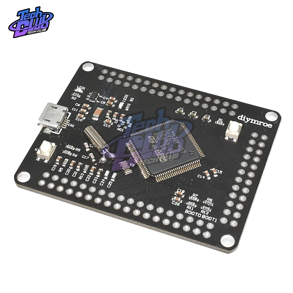STM32F407VGT6 Обнаружение ARM Cortex-M4 32 бит MCU ядро процессор с FPU ядром развития коммутационная плата Micro USB diy Электронный комплект