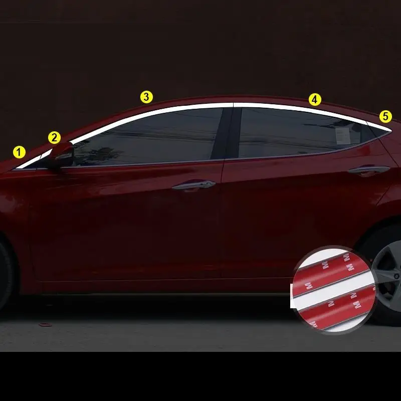 Оконный Автомобильный декоративный хром модифицированный автомобильный