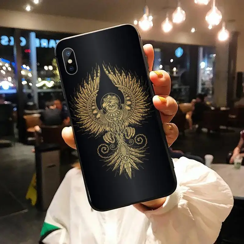 

Cool Animal Phoenix Phone Case for iPhone 11 12 pro MAX MINI XS 8 7 6 6S Plus X 5S SE 2020 XR