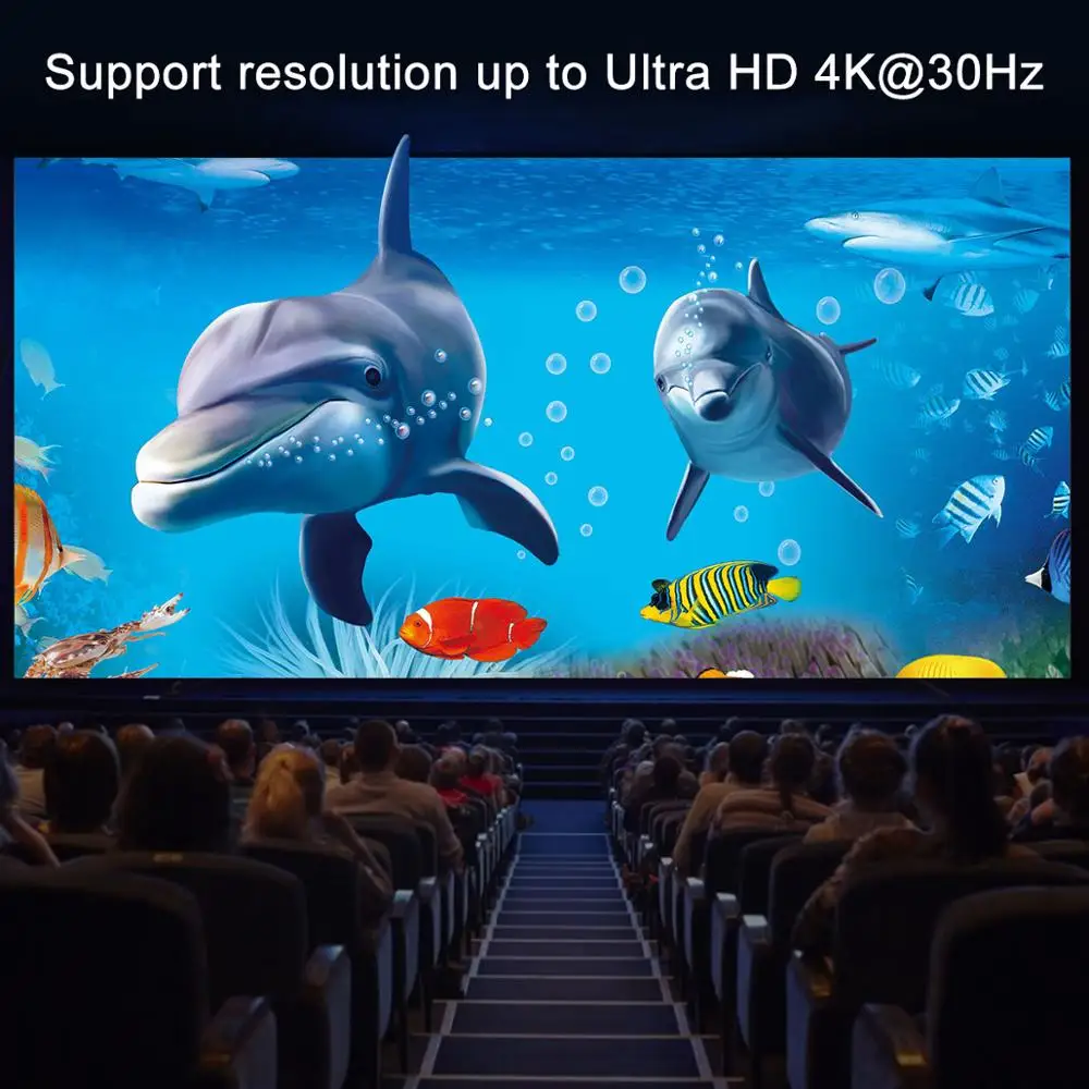 Tesla Smart 2 input 8 output HDMI переключатель сплиттер 2x8 с ИК пультом дистанционного