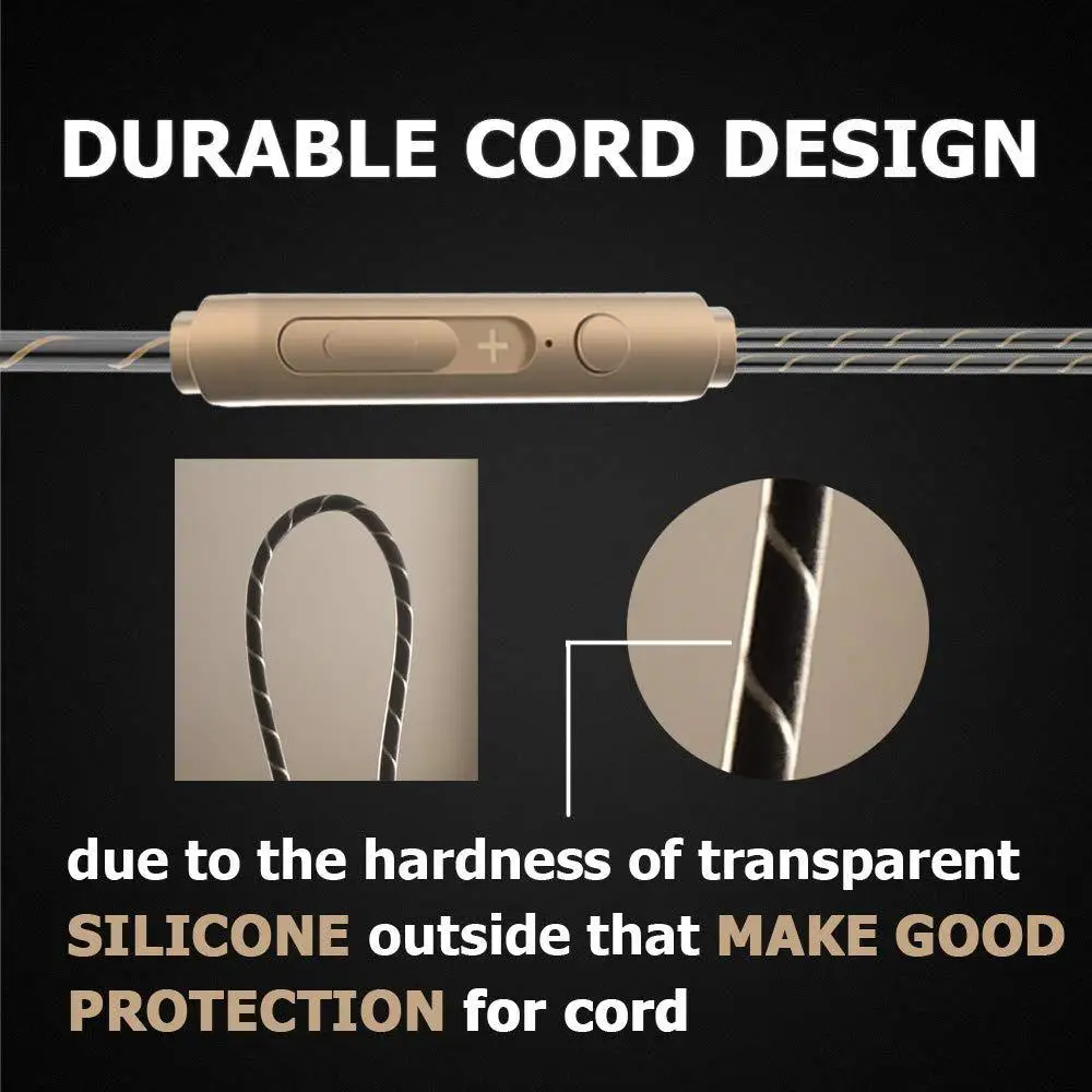 Проводные наушники Onvian Hi-Fi с двойным приводом стерео наушники-вкладыши