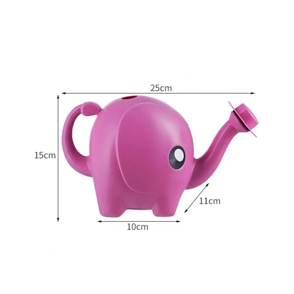 

1L Elephant Watering Can Household Garden Lawn Gardening Supplies Kettle Outdoor Cute Cartoon Plastic Watering Can