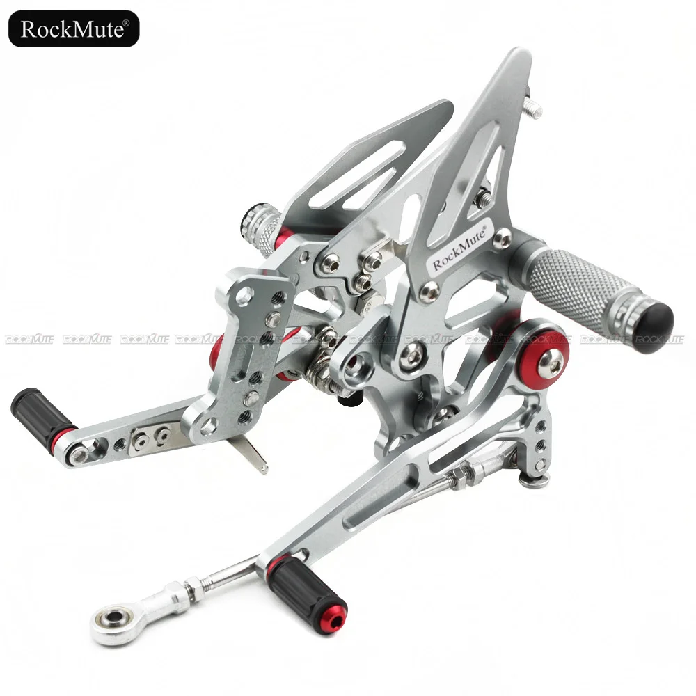 

Adjustable Motorcycle Rear Aluminum CNC Footrest Pedal Set For KAWASAKI Ninja 250R 2008 2009 2010 2011 2012