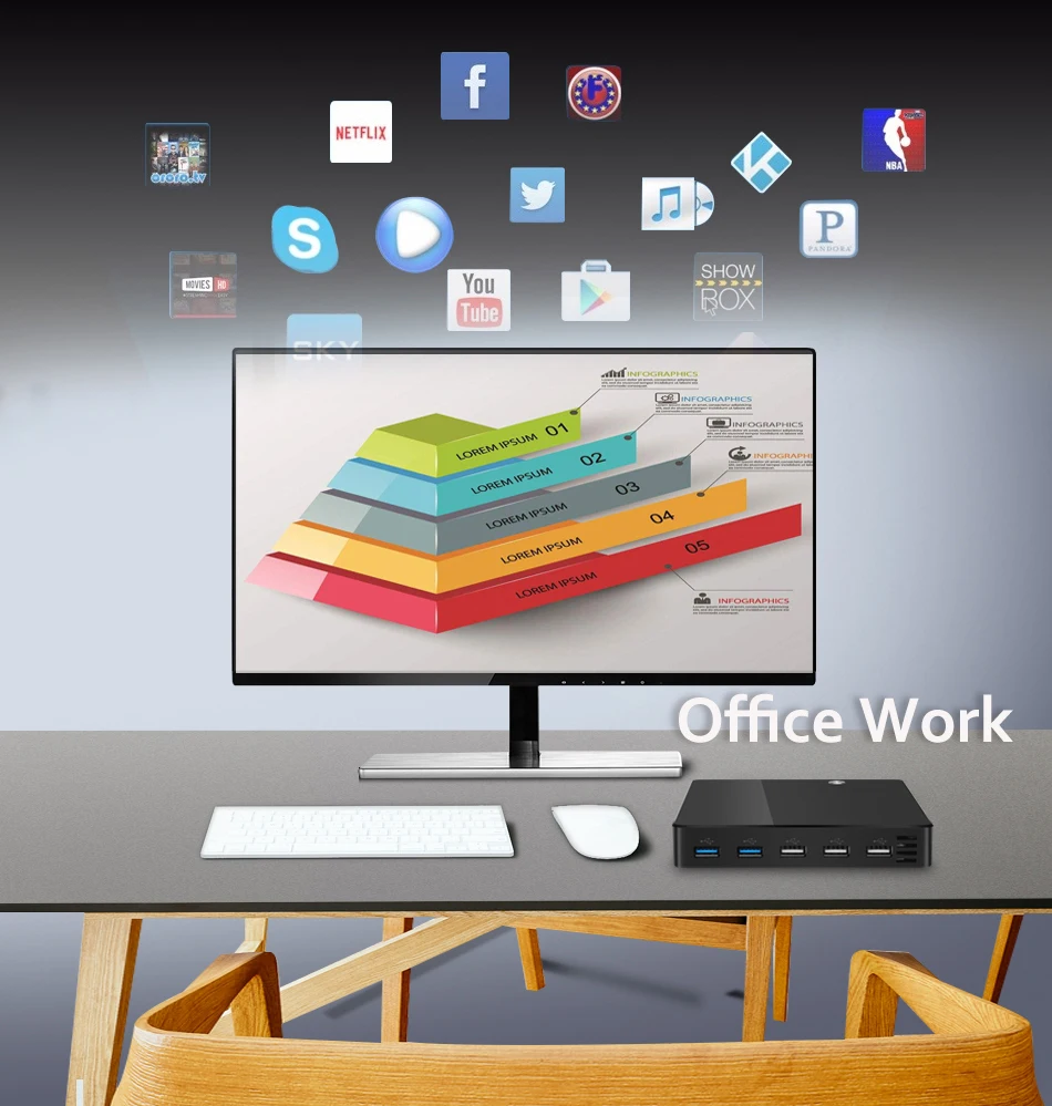 XCY карманный мини ПК Intel Celeron 1007U Мини компьютер Windows 10 HTPC tv Box 300 м Wifi HDMI USB мини ПК компьютер пластик