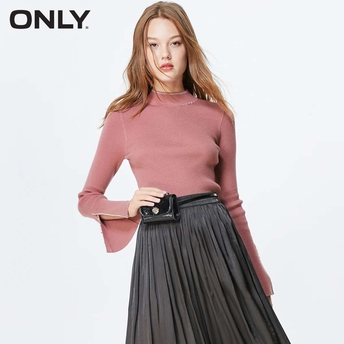 Только для женщин Slim Fit Однотонная одежда базовый вязаный | 119324567 - Цвет: MESA ROSE