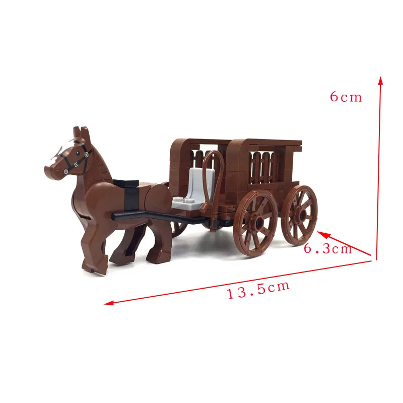 Транспортная каретка средневековая заключенного городская модель наборы