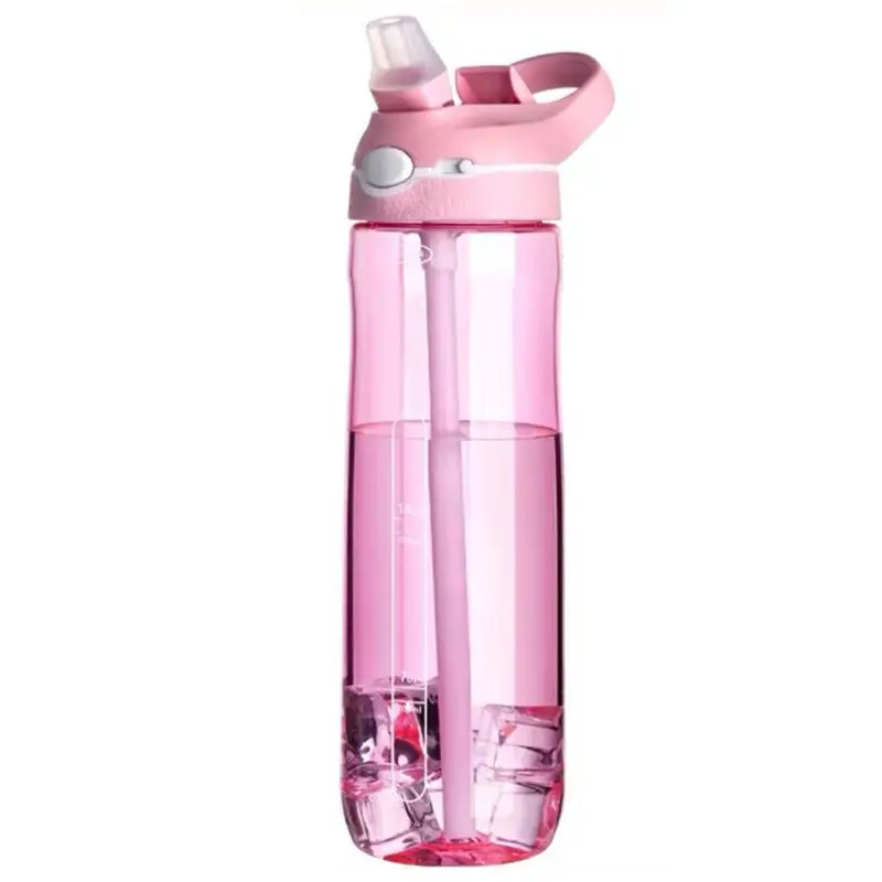750 мл Спортивная портативная бутылка для воды с большой емкостью герметичная