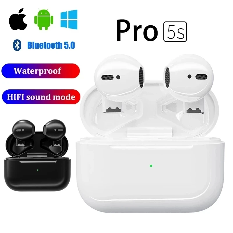 Оригинальные наушники super mini earbud pro 5s earbud TWS earbud с зарядным  чехлом беспроводные наушники pro 5s bluetooth наушники | Электроника |  АлиЭкспресс