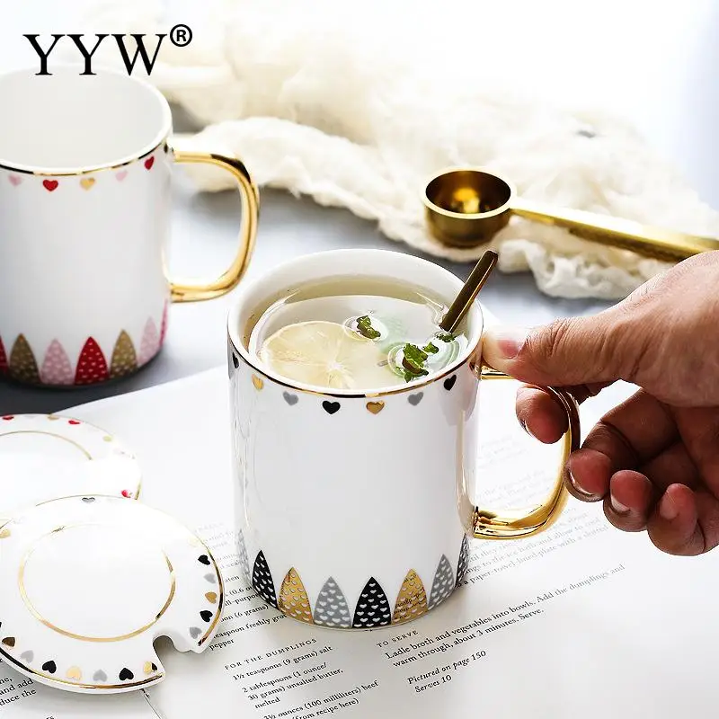 Пара кружка для кофе чашки питья большой вместимости керамические кружки