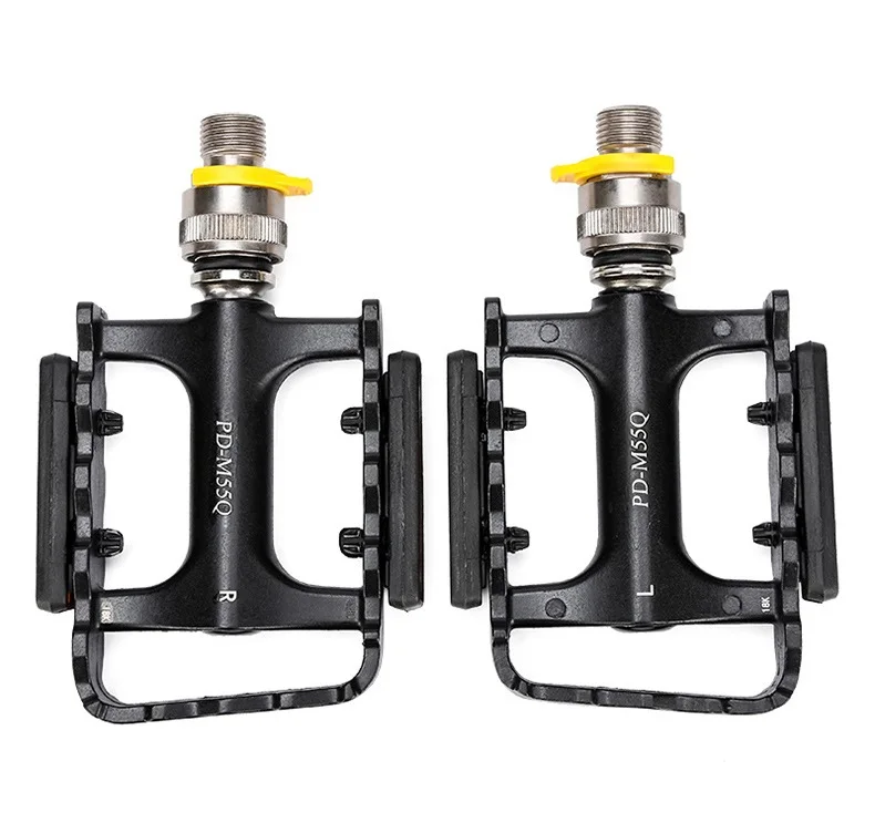 QR-Pedal Brompton Bike Quick Release Pedal Aluminum Alloy Bearing Pedals Folding Bike Mountain BIke Pedals - Цвет: QR-Pedal