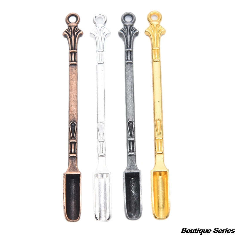 

Mini Aluminum Alloy Metal Spoon Tool Medicine Spoon Spatula
