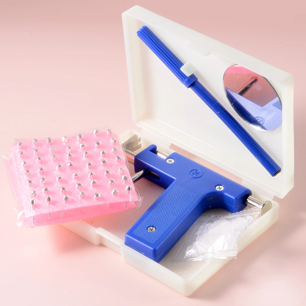

Professional Body Piercing Tool Kit Ear Nose Body Navel Piercing Gun With Ears Studs Tool with 98 PCS Ear Studs Jewelry Tool