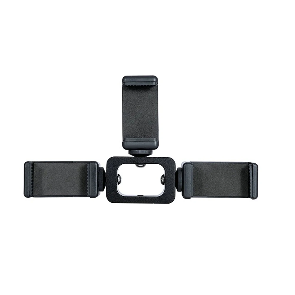 Bracket Clip Kit Универсальный держатель с зажимом для телефона металлический кронштейн для Youtube Facebook Twitter Live Stream Vlog Selfie осветительное оборудование для съемки - Цвет: Bracket Clip Kit