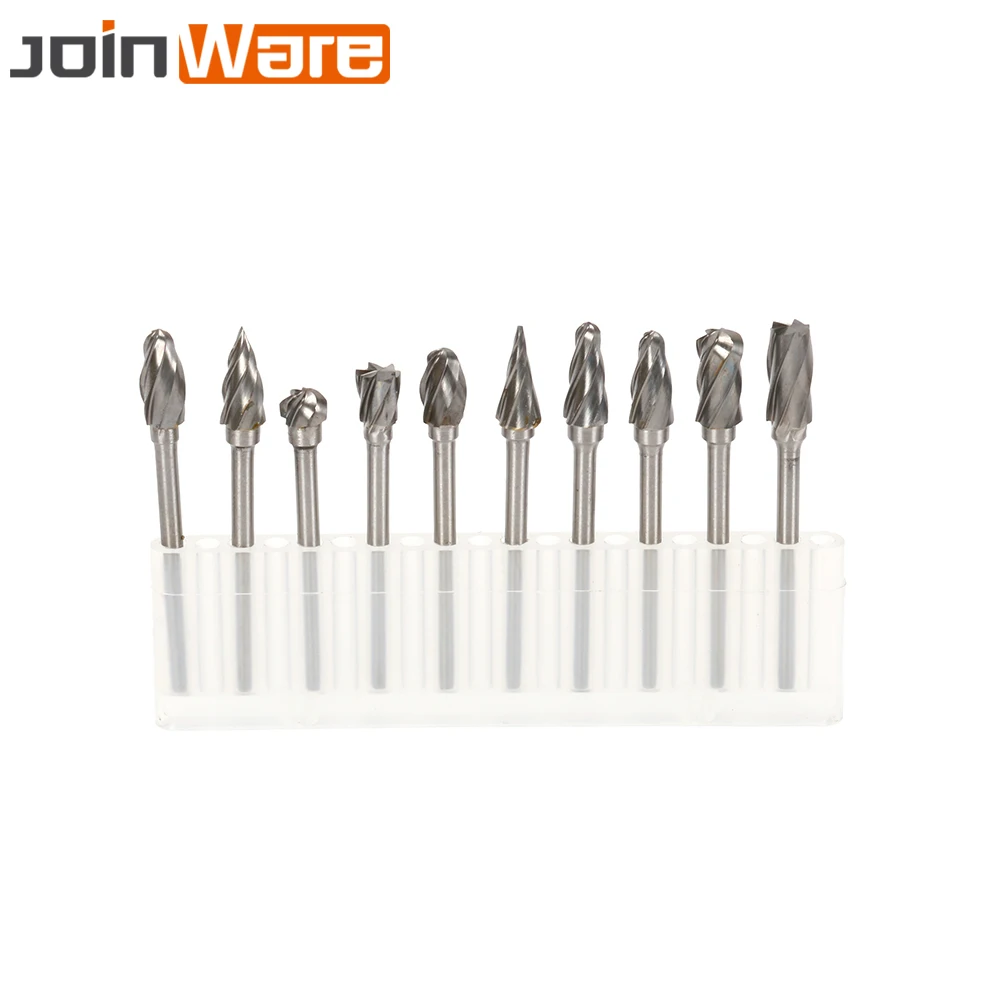 

10Pcs Grinders Accessories Tungsten Carbide Cutter Rotary File Woodworking Milling Cutter Polishing Head 3*6mm New Top Quality