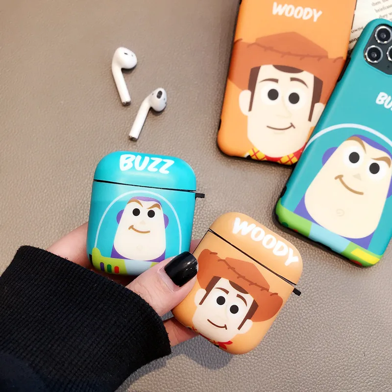 Милый мультяшный игрушечный тигровый Ститч для Apple AirPods 1 2 мягкий чехол зарядки из