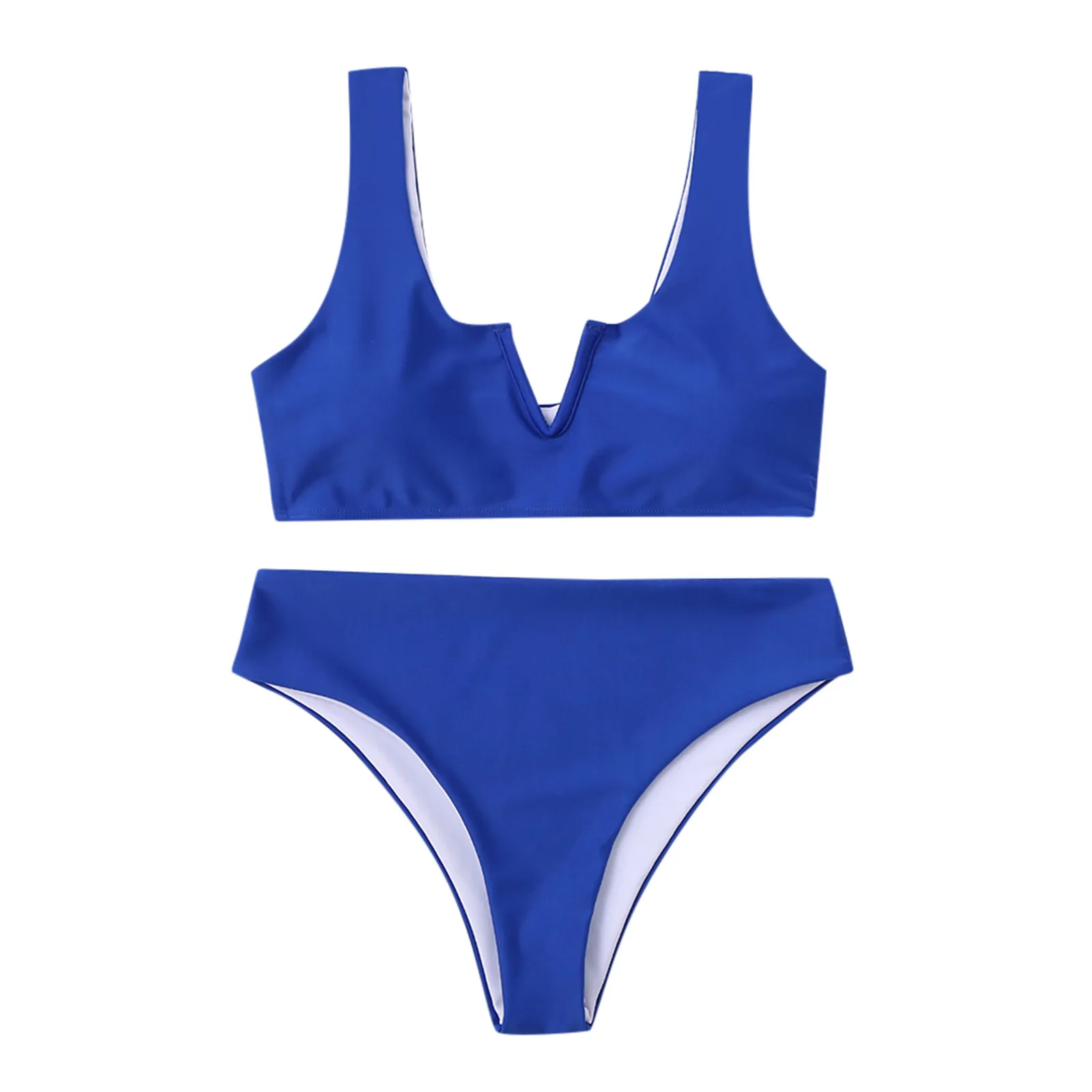 Для женщин сексуальный женский купальник бикини с высокой талией принтом