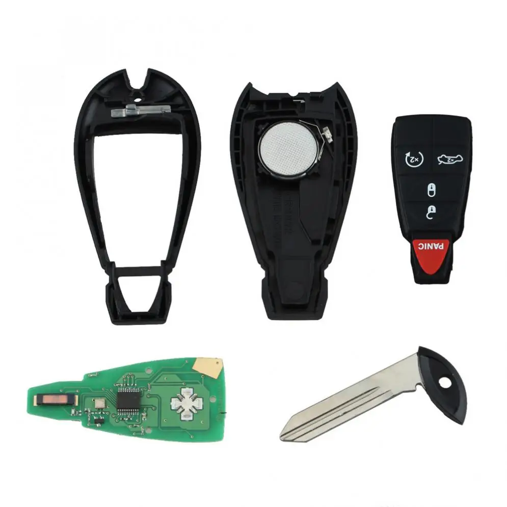 5 кнопок без порезов замена ключа Автомобильный ключ Fob багажник дистанционного