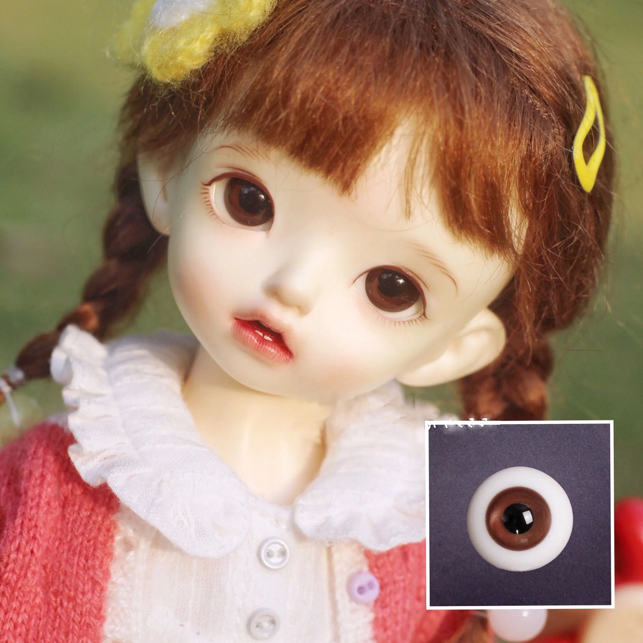 

Кукольные глаза BJD, 1-3, 1-4, 1-6 размеров, Искусственные стеклянные глаза, натуральный коричневый, 10 мм, 12 мм, 14 мм, аксессуары для кукол