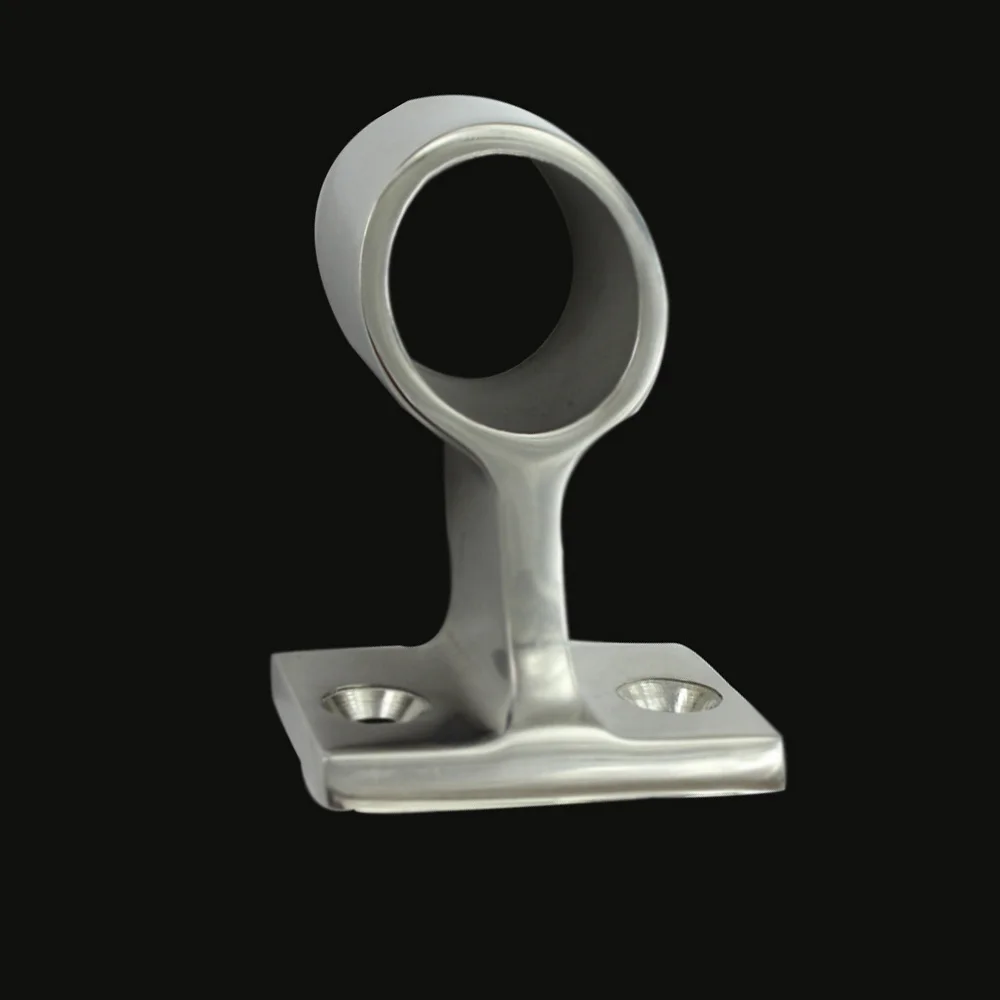 

1 Piece 25mm Stainless Steel 316 Midship Bracket Boat Hand Rail Center Stanchion