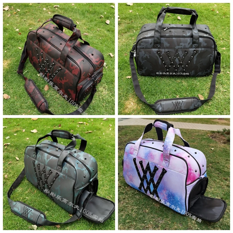 Бесплатная доставка брендовая новая сумка для гольфа тоут розовая белая черная