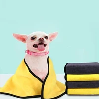 pet dog towel blanket cat bath towel microfiber quick drying non fading towel absorbing water bath towel pet supplies