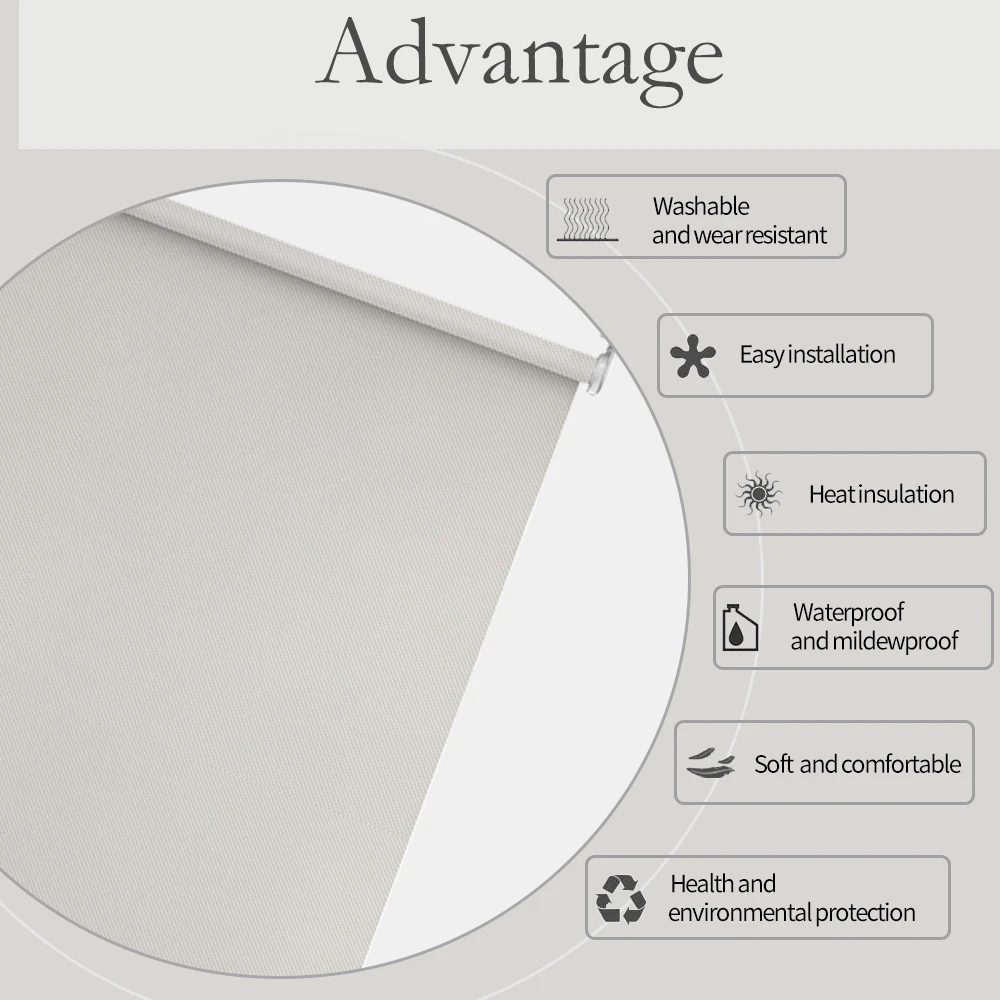Blindify регулируемый размер моторизованные шторы на роликах Smart WiFi приложение Google