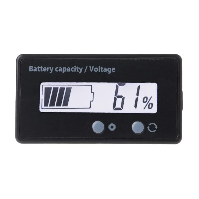 Кислотно свинцово литиевая аккумуляторная батарея с ЖК дисплеем 12 В/24 В/36 В/48