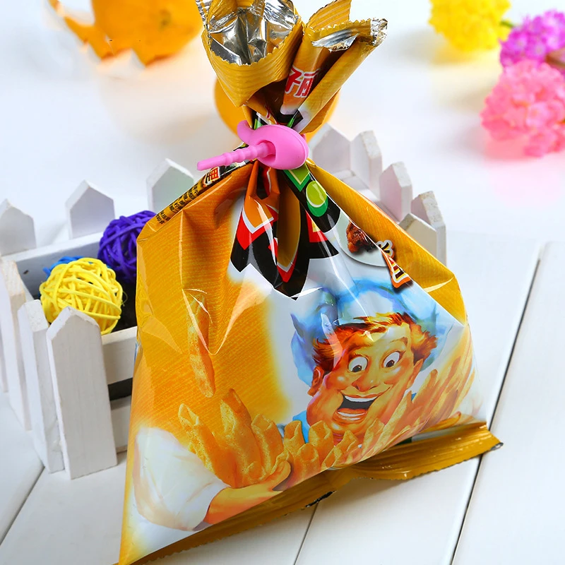 10 шт. Пищевая силиконовая сумка уплотняющая стяжки на молнии завязывается для