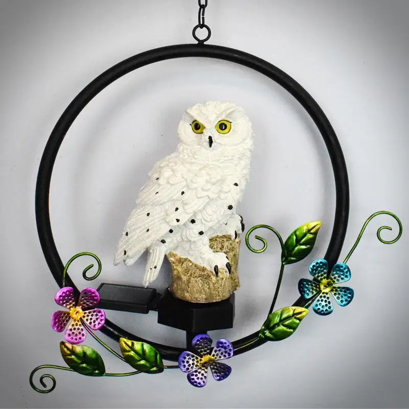 

Studyset LED Solar Owl Shape Night Light Hanging Lamp for Courtyard Decoration 28.5*9.5*49.5cm