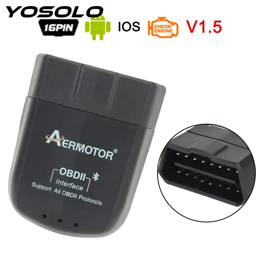 

Bluetooth/WI-FI Авто считыватель кодеров ELM327 V1.5 для IOS Android ПК OBD2 сканер Инструменты для ремонта автомобилей Авто диагностический инструмент