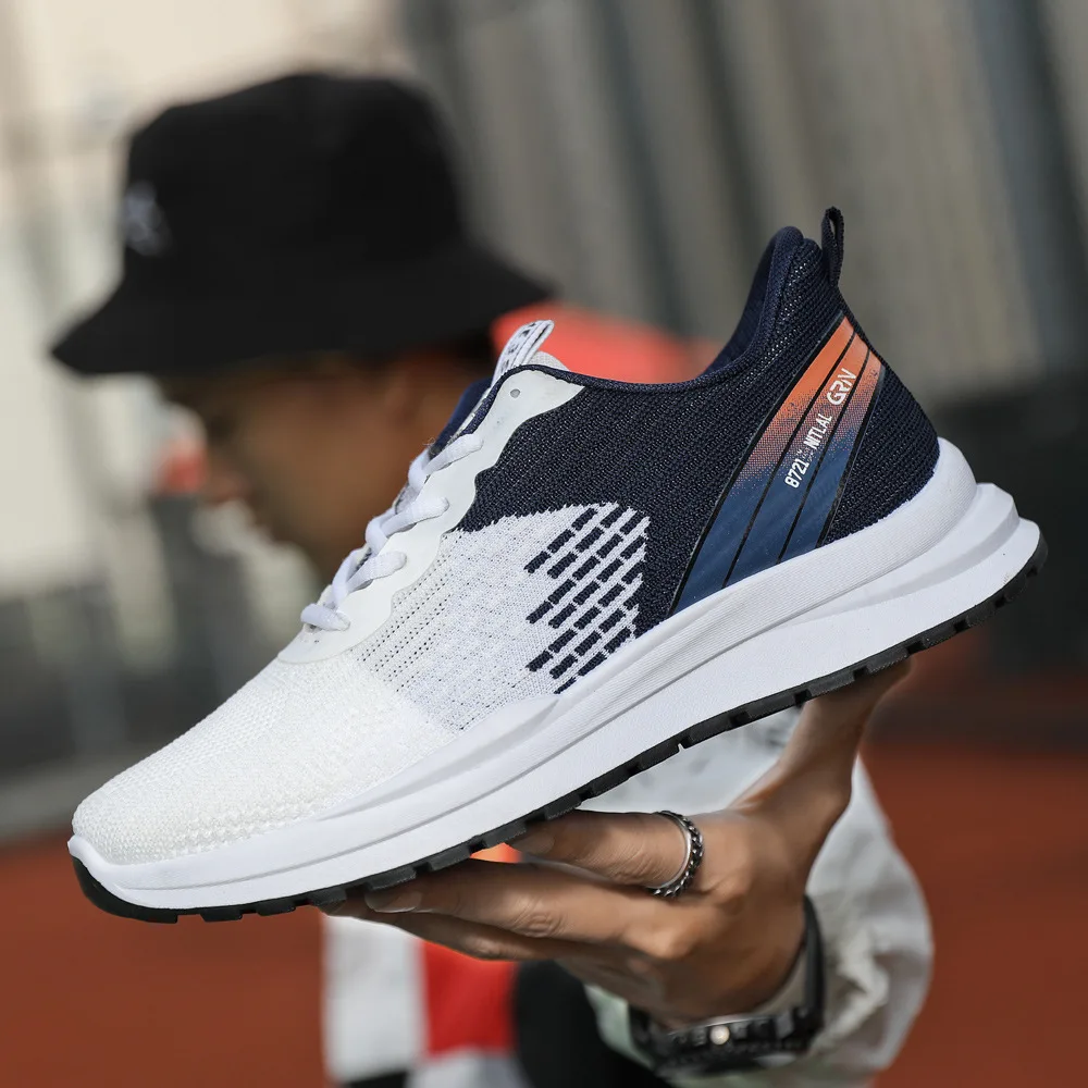 

Men tennis Mesh Hiking Sports Shoes Wearproof Rubber Upstream Quick-Dry Breathable Trekking Men's sneaker Soft shoes for men