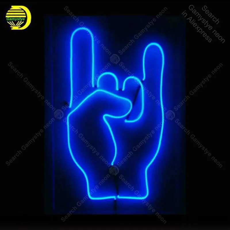 

Neon Sign for hand gesture neon Light Sign Decor wall hotel Store Display Handcrafted Arcade Art Neon Lamps advertise restaurant