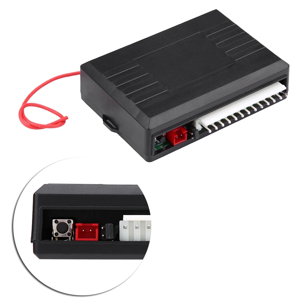 Универсальный Автомобильный Дверной замок без ключа система входа с кнопкой