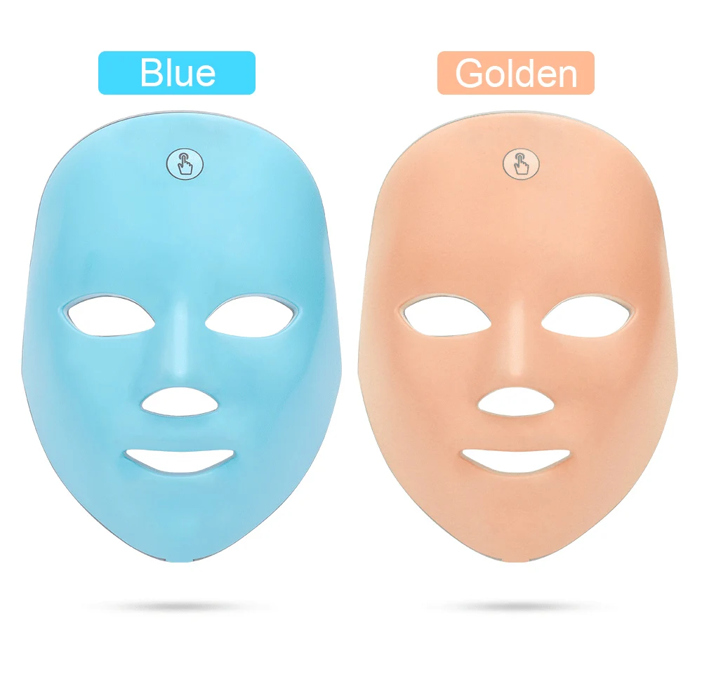 

Wireless 7 Colors Led Facial Mask Led Photon Therapy Face Mask Machine Light Therapy Acne Mask Neck Beauty Led Mask