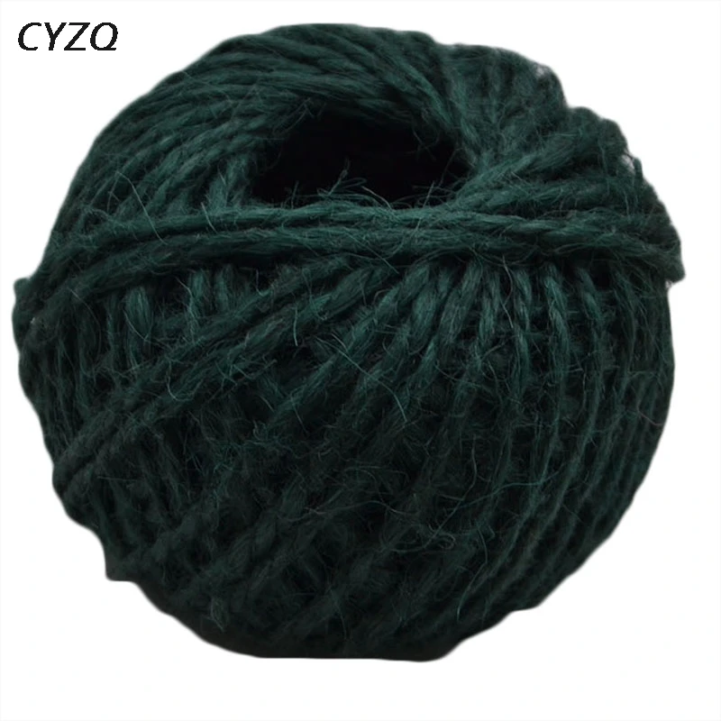 30 метров натуральный Мешковина гессийский джутовый шнур шпагат пеньковая