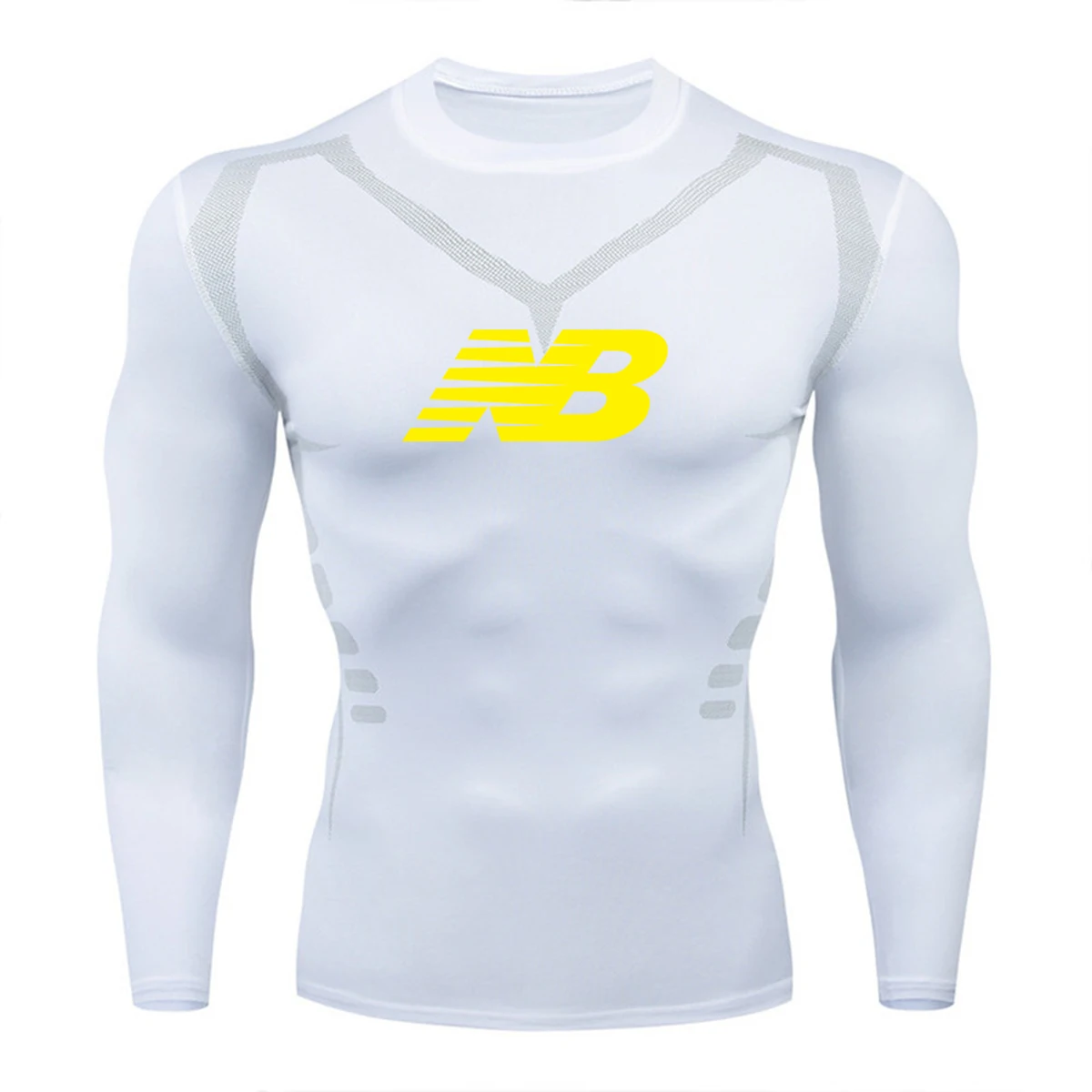 

Camiseta de compresso 3d caveira, blusa ttica mma para academia e msculo, manga longa, esportiva