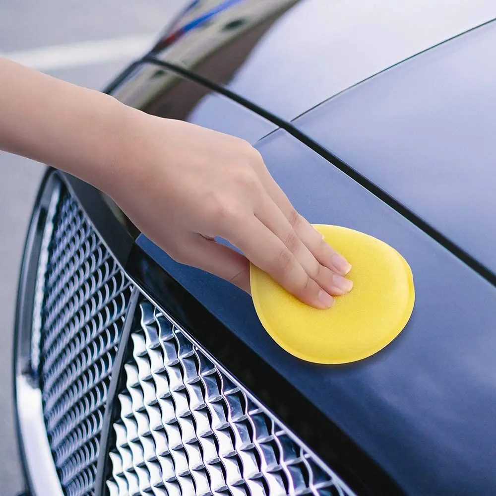 Полиуретановые губки для покраски автомобилей восковые круглые аксессуары