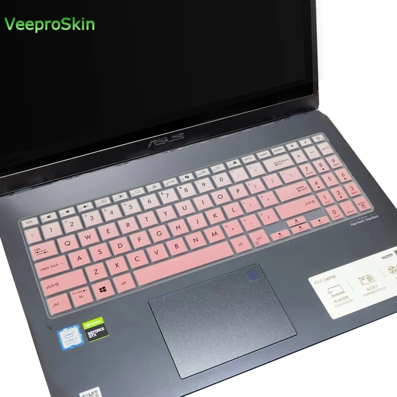 fadepink Защитный чехол для клавиатуры ноутбука ASUS VivoBook S15 S531 S531FL S531F S 531 F FL S532 VX60 S532FL S532F - Цвет: fadepink