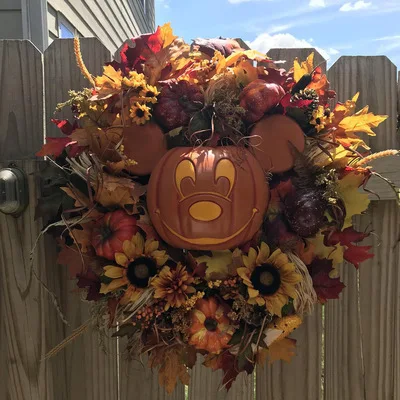 Guirnalda de Hojas de arce para decoraci&oacute;n de puerta delantera, decoraci&oacute;n Artificial de rat&aacute;n, calabaza, rat&oacute;n, Navidad, D&iacute;a de Acci&oacute;n de Gracias, Halloween-2